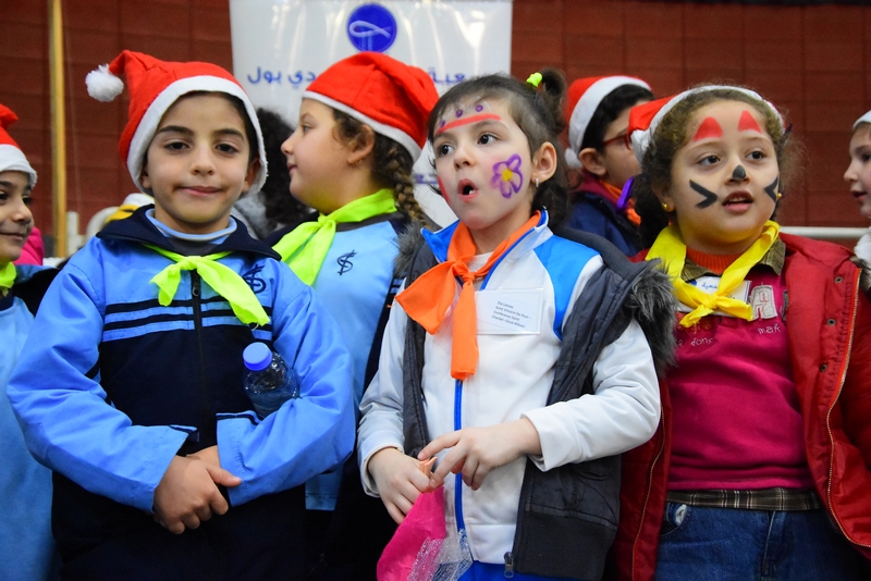 Saint Vincent de paul celebrating Christmas at Jesus & Mary school